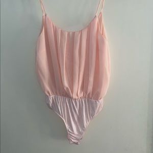 Body central light pink bodysuit